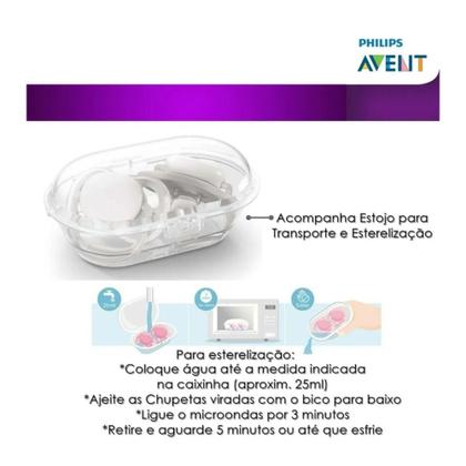 Imagem de Chupeta Philips Avent Ultra Air Happy Navio 6-18 Meses