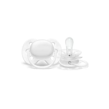 Imagem de Chupeta Philips Avent Ultra Soft 0 a 6 meses Branca SCF09201
