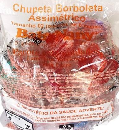 Imagem de Chupeta Rendinha Bico Anatômico Pacote C/25 Uni Baby Nany