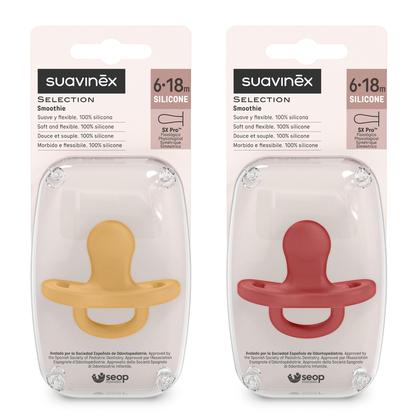 Imagem de Chupeta Suavinex Color Essence SX PRO de silicone 2 un.