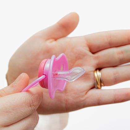 Imagem de Chupeta T1 TurmaTube ViihTube Rosa Ortodôntica BabyGo