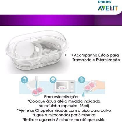 Imagem de Chupeta Ultra Air 6-18M Gatinha - Urso Com 2 Philips Avent