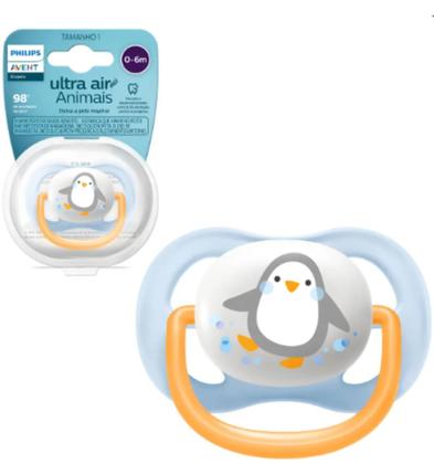 Imagem de Chupeta Ultra Air Animais Pinguim 0 A 6m Philips Avent SCF081 03