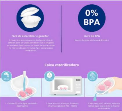 Imagem de Chupeta Ultra Air Animais Pinguim 0 A 6m Philips Avent SCF081 03