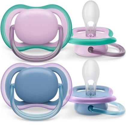 Imagem de Chupeta Ultra Air Azul e Rosa - 6-18 meses - Philips Avent