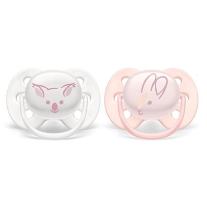 Imagem de Chupeta Ultra Soft 0-6 meses Girl SCF222/04 Philips Avent