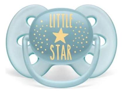 Imagem de Chupeta Ultra Soft Decorada Philips Avent - Azul 6-18