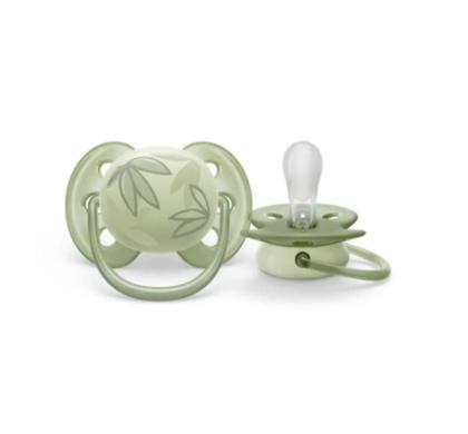 Imagem de Chupeta Ultra Soft Unitária Verde Folhas 0 A 6m Avent SCF092 02