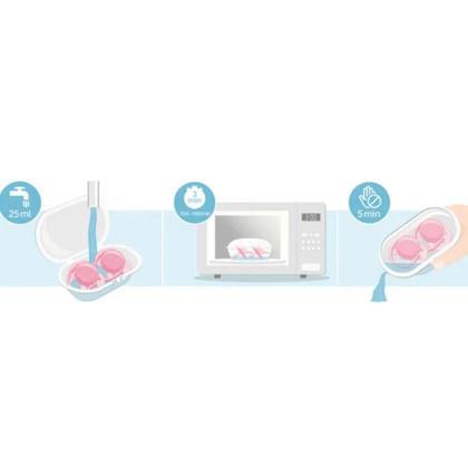 Imagem de Chupeta Ultrasoft 0-6m c/2 Coelha Rosa Philips Avent