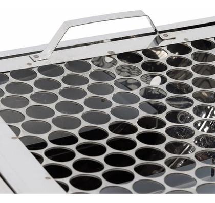 Imagem de Churrasqueira A Bafo A Carvão - Compacta - Inox