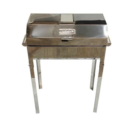 Imagem de Churrasqueira a Bafo Inox Alta Portatil Churrasco Camping