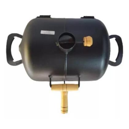 Imagem de Churrasqueira A Bafo Portátil Carvão Premium Com Grelha Inox