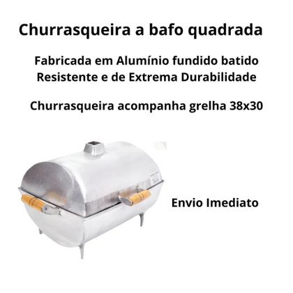 Imagem de Churrasqueira Alumínio fundido A Bafo carvão com grelha