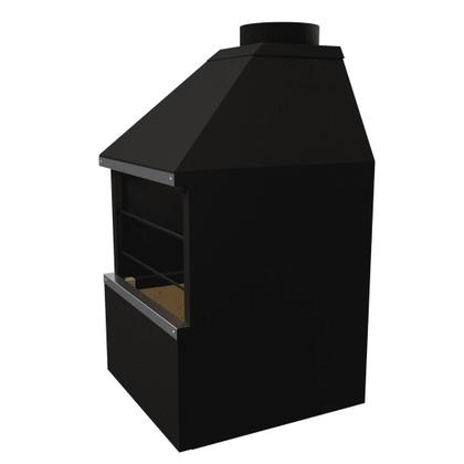 Imagem de Churrasqueira De Parede E60 p/ 5 Espetos - Grelha Argentina