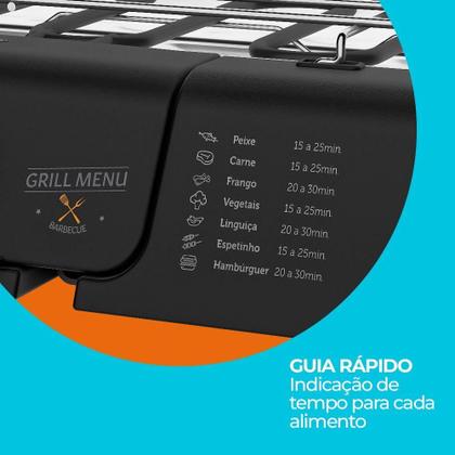 Imagem de Churrasqueira Elétrica Cadence Grill Menu 110V