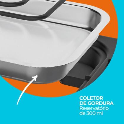 Imagem de Churrasqueira Elétrica Cadence Grill Menu 110V