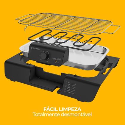 Imagem de Churrasqueira Elétrica Cadence Grill Menu