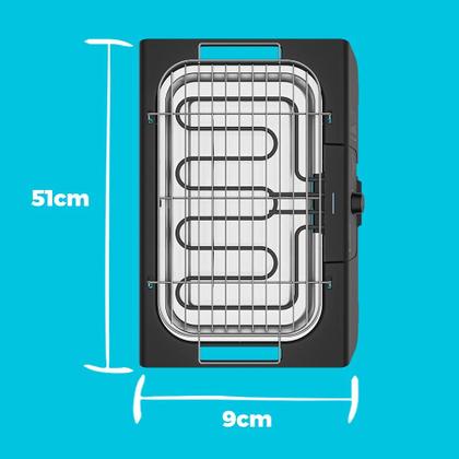 Imagem de Churrasqueira Elétrica Cadence Grill Menu