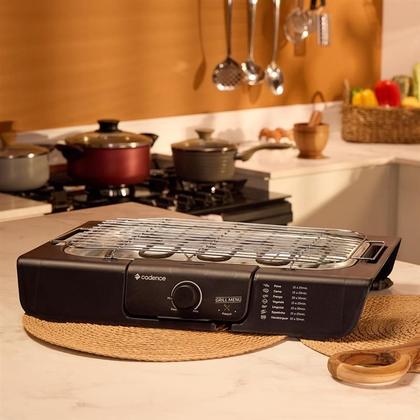 Imagem de Churrasqueira Elétrica Cadence Grill Menu