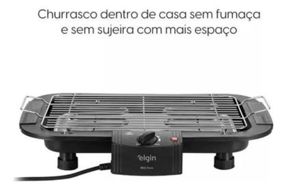 Imagem de Churrasqueira Elétrica De Mesa Elgin 127v Cor Preta