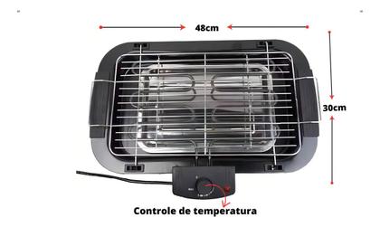 Imagem de Churrasqueira Elétrica Grill S/fumaça 1.500w Portátil