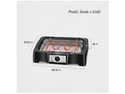 Imagem de Churrasqueira Elétrica Mondial Pratic Steak & Gril