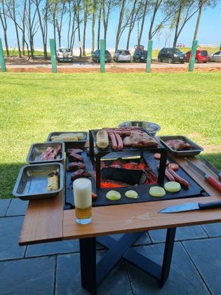 Imagem de Churrasqueira Estação Gourmet Com Quadro De Segurança