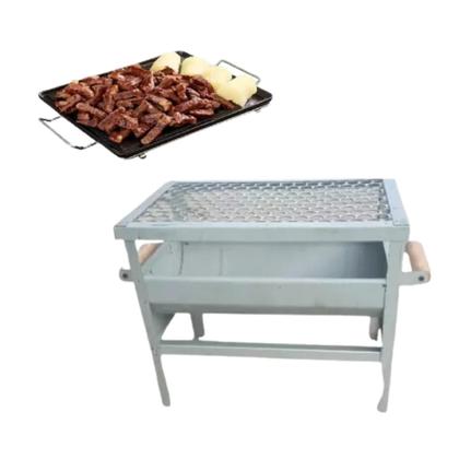 Imagem de Churrasqueira Galvanizada Com Grill Portátil Aço Anti Corte