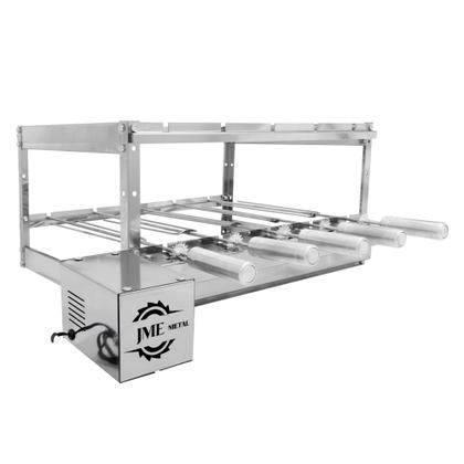 Imagem de Churrasqueira Grill Inox 5 Espetos 100% Inox Kit J5