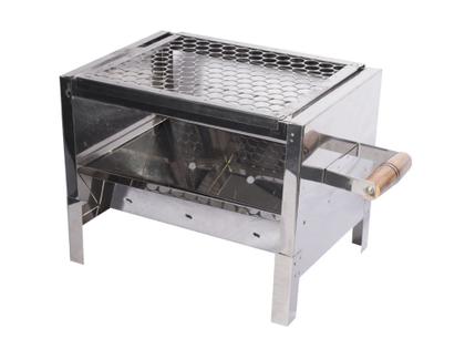 Imagem de Churrasqueira Inox Mini Portátil Com Grelha Itagrelhas