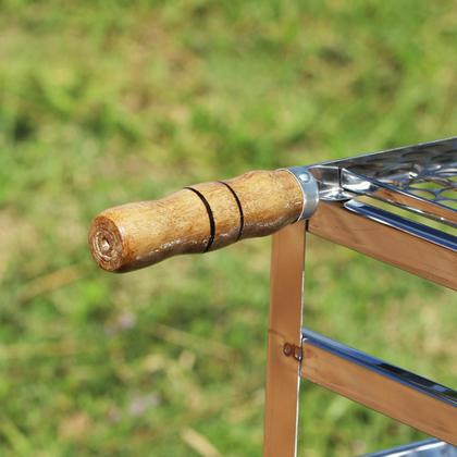 Imagem de Churrasqueira Inox portátil Grande Familia Acompanha Grelha Inox I60