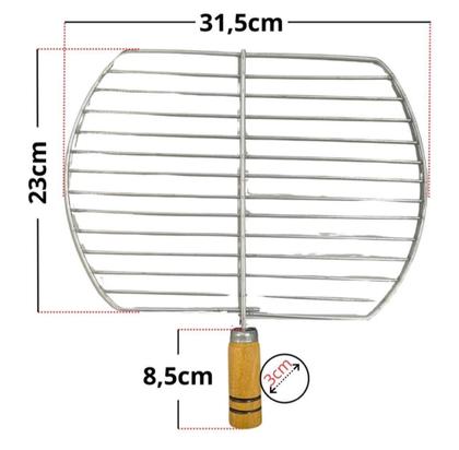 Imagem de Churrasqueira Móvel Praiana Carvão Pequena Camping Portatil