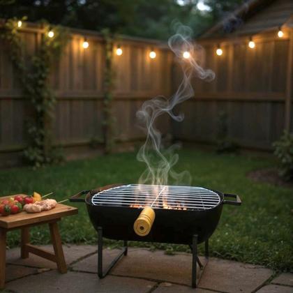 Imagem de Churrasqueira Móvel Praiana Carvão Pequena Camping Portatil