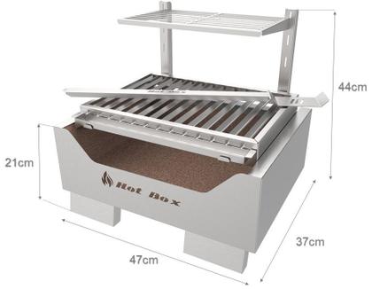 Imagem de Churrasqueira Parrilla MINI Com Grelha Argentina - BANCADA