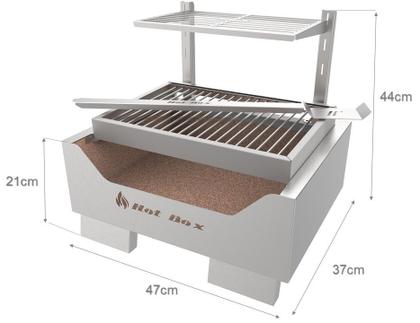 Imagem de Churrasqueira Parrilla MINI Com Grelha Uruguaia - BANCADA