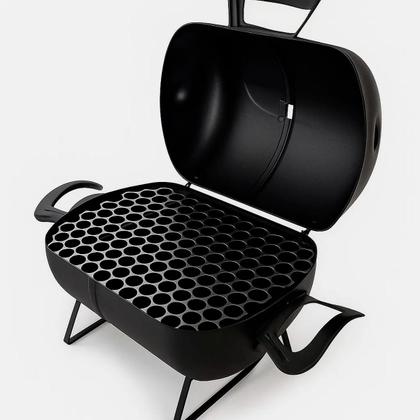 Imagem de Churrasqueira Portátil Bafinho MK com Economia de Carvão e Assados Suculentos