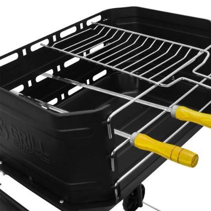 Imagem de Churrasqueira Portátil Completa com Espetos e Grela 