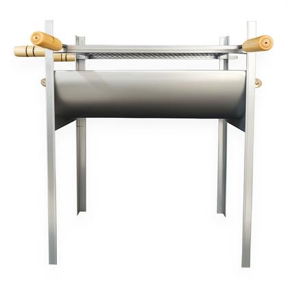 Imagem de Churrasqueira Portátil Galvanizada 50x30 com Grelha e Pés Removíveis - Leve e Resistente SF81