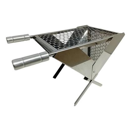 Imagem de Churrasqueira portatil inox top carvão com grelha
