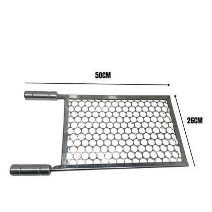 Imagem de Churrasqueira portatil inox top carvão com grelha