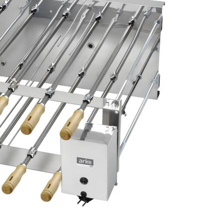 Imagem de Churrasqueira Rotativa Inox Dupla Arke 09 Espetos Bivolt CRID