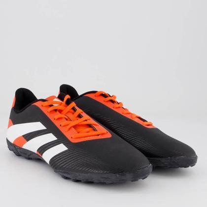 Imagem de Chuteira Adidas Predator Artilheira 24 TF Society Preta e Vermelha