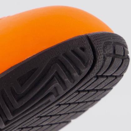 Imagem de Chuteira Adidas Rabisco Futsal Juvenil Laranja e Preta