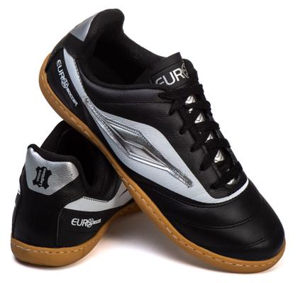 Imagem de Chuteira Adulto Couro Futsal Euro Soccer 4603CA - As097