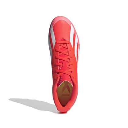 Imagem de Chuteira Campo Adidas X Crazyfast Club Cor: Vermelho E Branco - Tamanho: 43