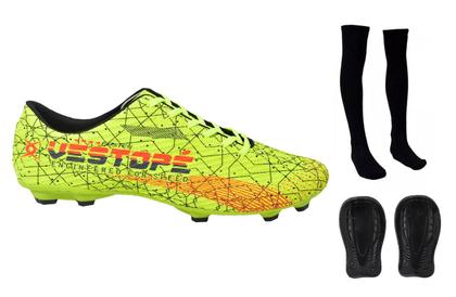 Imagem de Chuteira Campo Futebol Vestope Faster Adulto Juvenil KIT MC