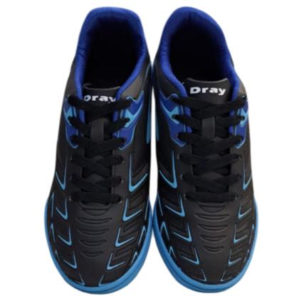 Imagem de Chuteira Dray Society Topfly Preto + Azul