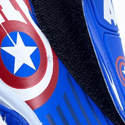 Imagem de Chuteira Futsal Infantil Dray Marvel - Capitão América - Azul/fe