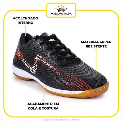 Imagem de Chuteira Futsal Quadra Salao Antiderrapante Qualidade Premium