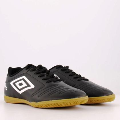 Imagem de Chuteira Futsal Umbro Class Adulto - Preto e Branco